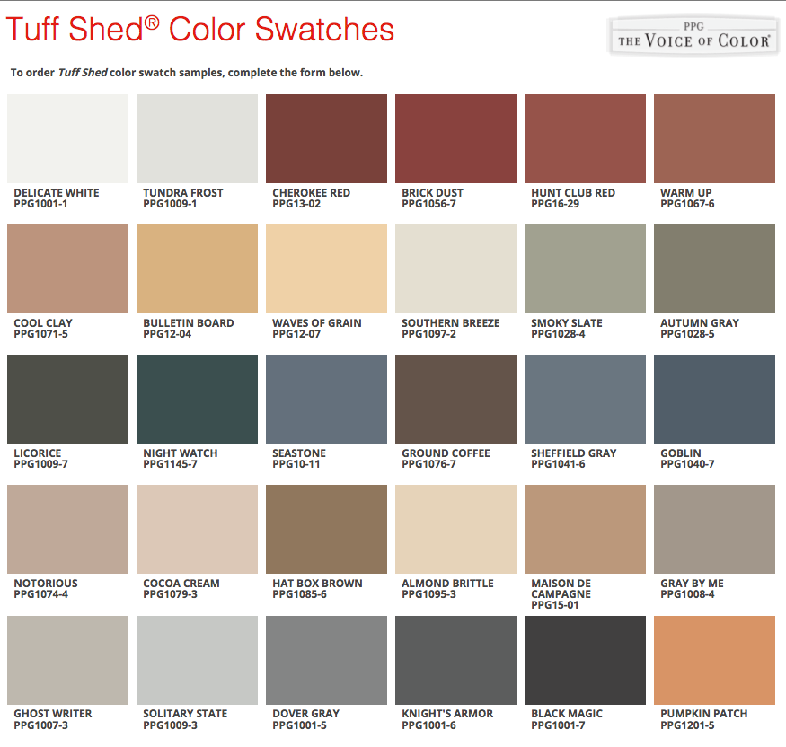Introducing Our New Paint From Ppg Tuff Shed - How To Paint A Tuff Shed