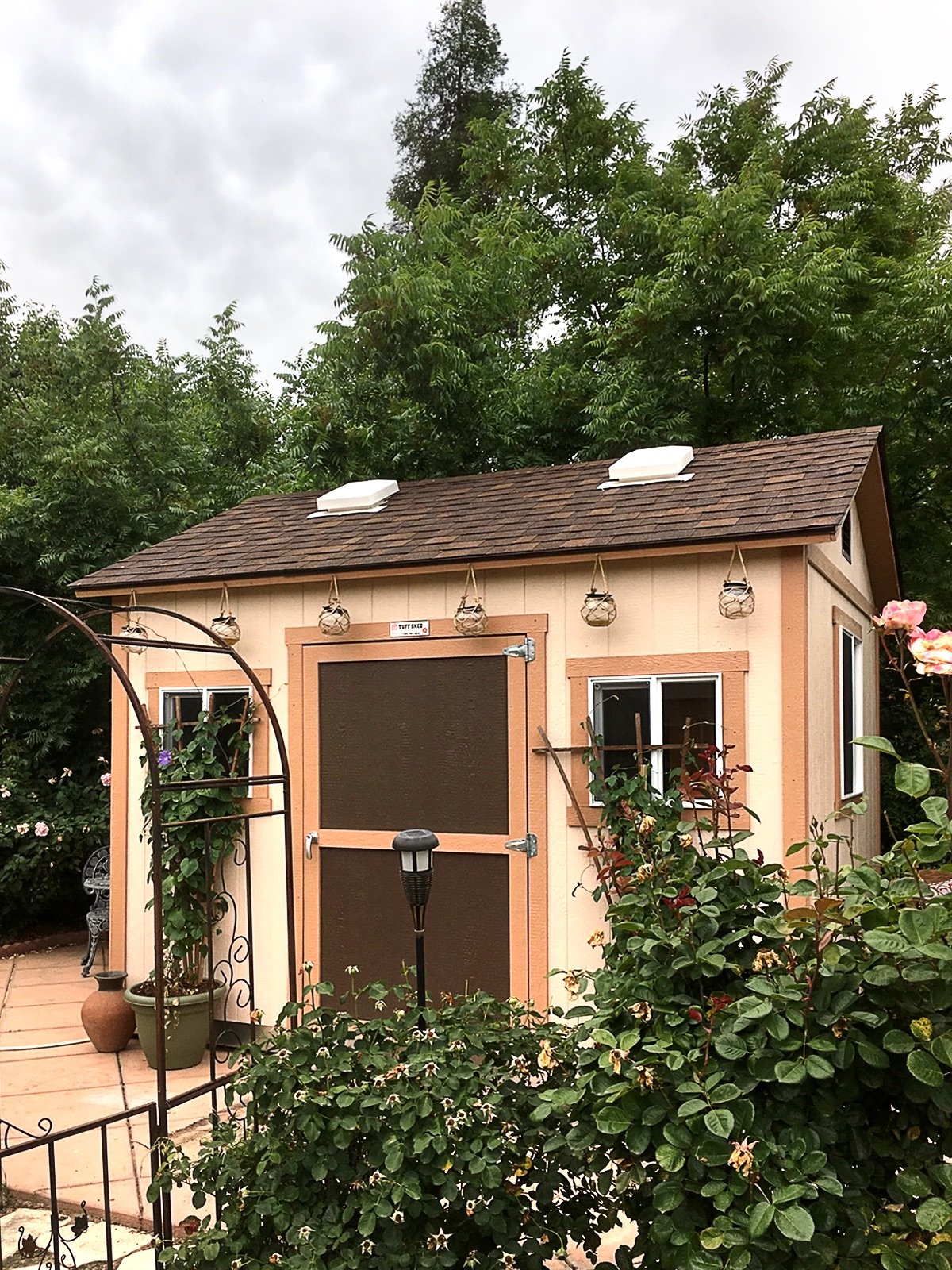 a beautiful backyard retreat – tuff shed