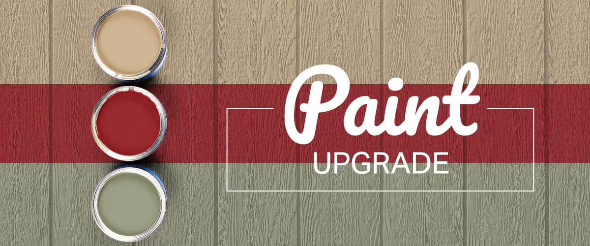 Upgrade your shed design with our new paint color options.